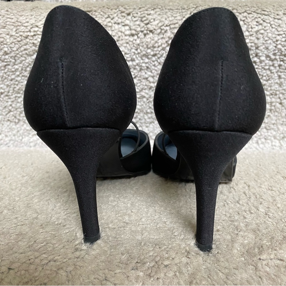 Stuart Weitzman Canvas Crystal Embellishments D'o… - image 5